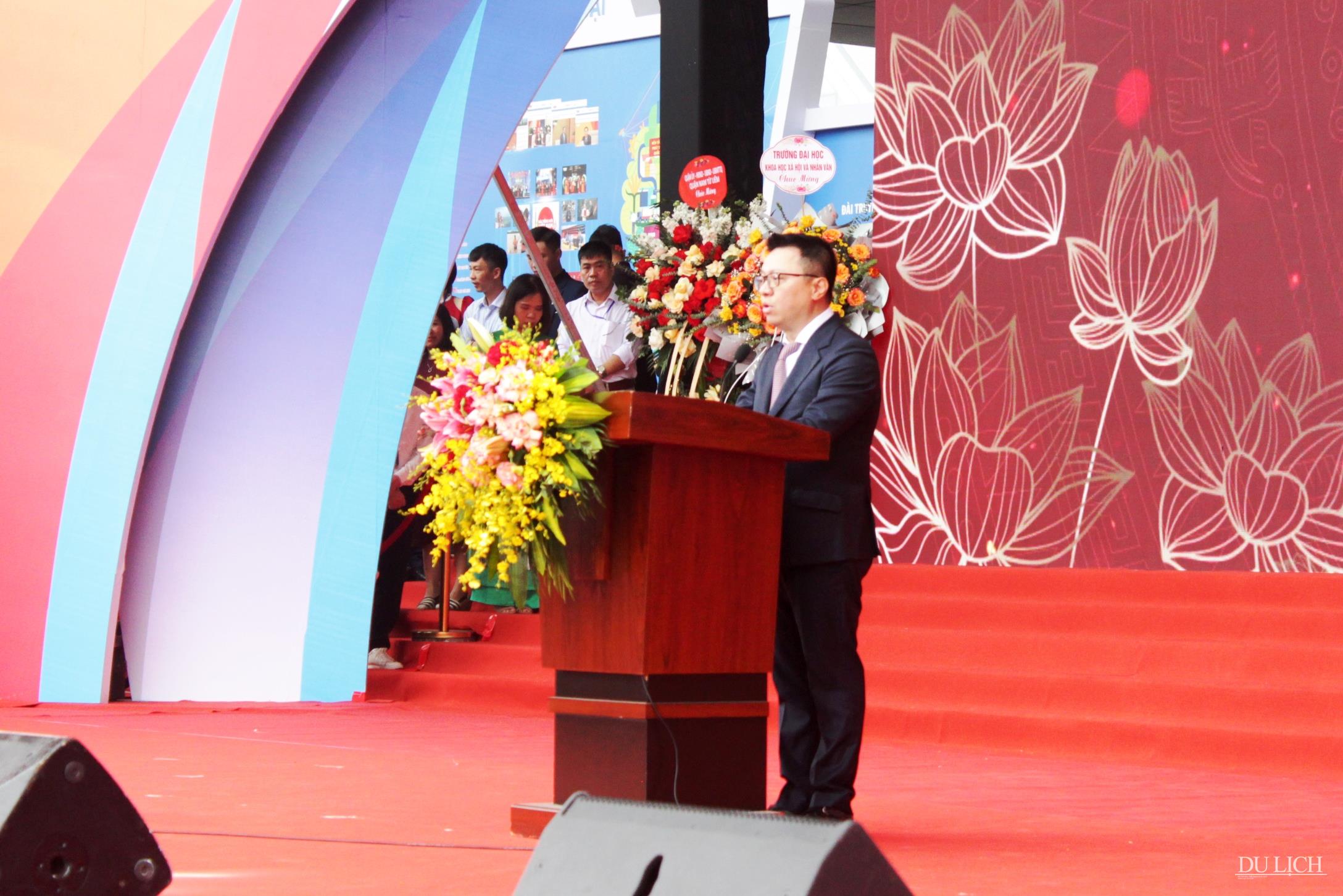 Phó Trưởng Ban Tuyên giáo Trung ương Lê Quốc Minh phát biểu khai mạc Hội báo toàn quốc 2023 